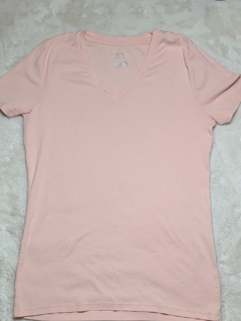 Merona‎ Women's V-Neck Tee in Light Pink